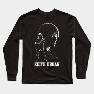 Keith Urban silhouette Long Sleeve T-Shirt